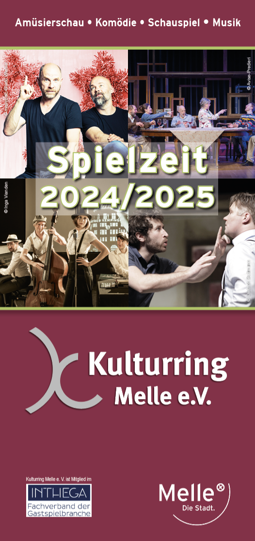 Titelseite Kulturring Melle Programmheft 2023 2024